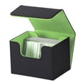 thumbnail image 1 of Tarjetas Recolección Juegos Caja Almacenamiento PU Cuero Tarjeta Intercambio La Mazo Contiene 100 Cartas para Béisbol TCG, 1 of 9