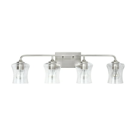 

Capital Lighting 139241-499 Reeves 4 Light 33 Wide Bathroom Vanity Light - Nickel