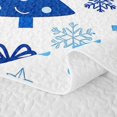 thumbnail image 5 of Manfei Whimsical Animals Twin Quilt Set,Merry Xmas Twin Coverlet Set,2pcs,1 Bedspread and 1 Pillowcase, 5 of 7