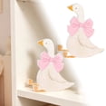 thumbnail image 2 of Silly Goose Birthday Party Decoration, Goose Figurine with Bow, Funny Table Centerpiece Gift for Party Favor Desk and Shelf Display, 2 of 7