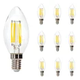 thumbnail image 1 of Lampara Foco Vintage Led Ahorrador C35 6w 10pcs Luz Cálida Blanco Cálido, 1 of 5