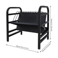 thumbnail image 3 of ToppiJoy Charging Cart with Removable Dividers, Laptop Storage Rack, for Classroom, Office, Library, Home (Black, 12-Slot), 3 of 21