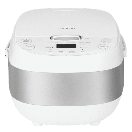 Cuckoo Rice Cooker & Warmer 6 Cup Uncooked / 12 cup Cooked, Smart Fuzzy Logic Nonstick Inner Pot White (CR-0605F)