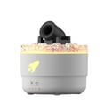 thumbnail image 2 of Battery Powered Aromatherapy Machine Colorful Flame Light Large Mist Output Ultra Quiet Operation 0-8H Timer Volcano Design Humidifier for Home Bedroom Relaxation Air Moisturizing Tool, 2 of 6