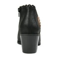 thumbnail image 4 of Journee Womens Tessa Inside Zip Stacked Heel Booties, 4 of 10