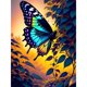 thumbnail image 1 of 5D DIY Taladro Puesta Mariposa Kit Del 30x40cm, 1 of 9