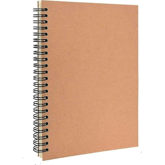 A5 College Ruled Spiral Notebook, Soft Cover Notebook Lined Pages, A5 Spiral Diary