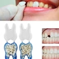 thumbnail image 2 of 1 caja de carillas temporales de corona dental de porcelana para dientes molares delanteros y traseros, 2 of 7