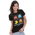 thumbnail image 2 of Problem Solved Pacman Women's T Shirt Ladies Tee Brisco Brands S, 2 of 4