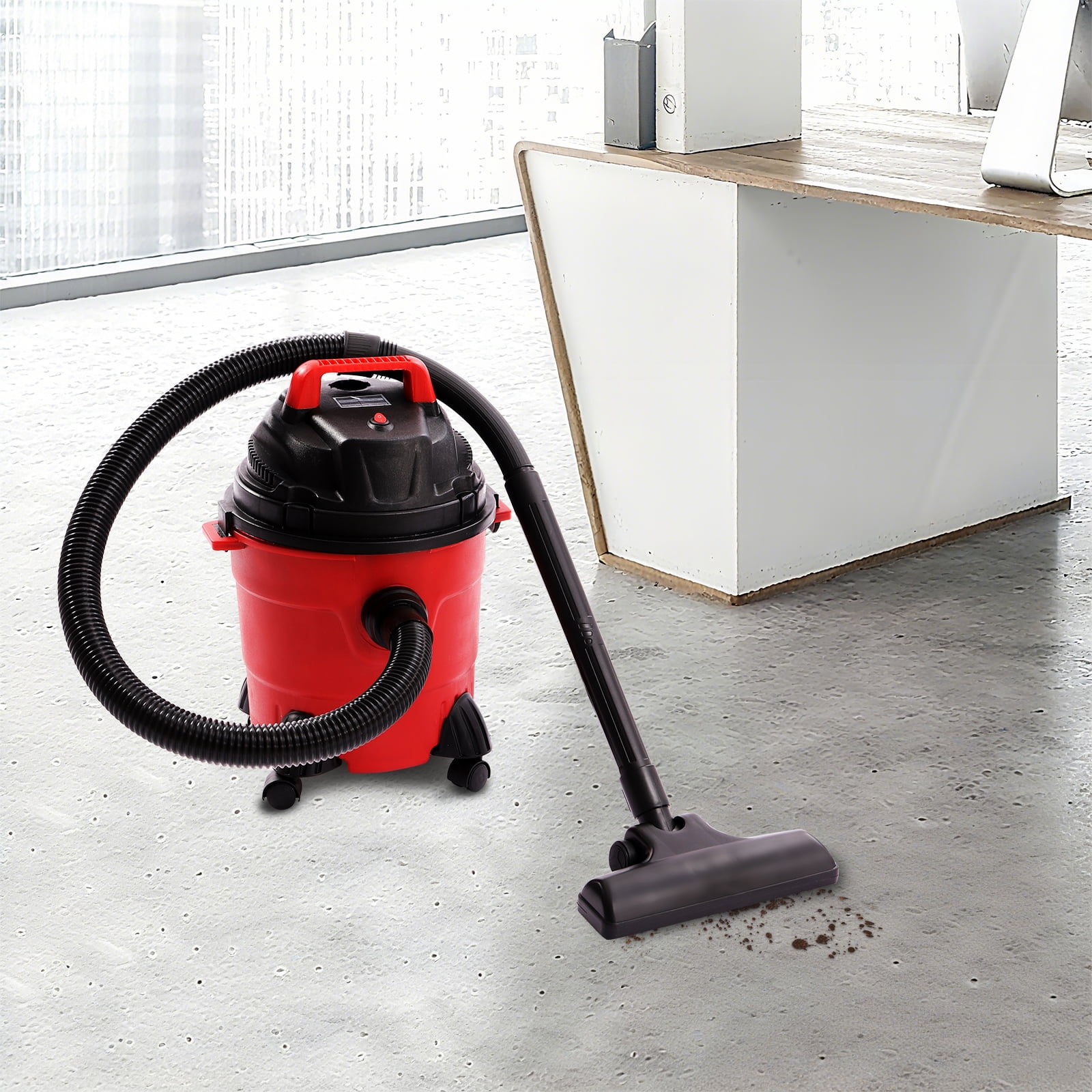 1 PCS Wet/Dry Vacuum for cleaning your home, garage, workshop, and vehicle projects, Portable Heavy-Duty Shop Vacuum 3 in 1 Function with Attachments for House, Garage, Car& Workshop