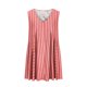 thumbnail image 3 of Vestido de Verano Casual, Vestido de Cuello en V sin Mangas Impreso Suelto Hecho de Poliéster Cómodo para el Uso Diario de Verano de Primavera, Vestido de Verano de Mujer, 3 of 5