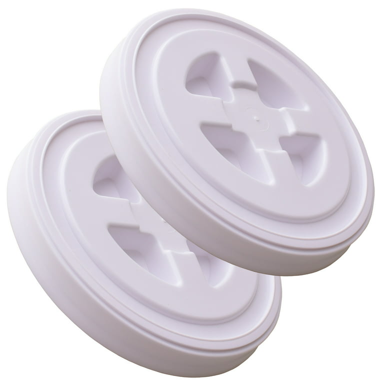 Handy Pantry Smart Seal Replacement Lid - 2 Pk, White - Easy Screw