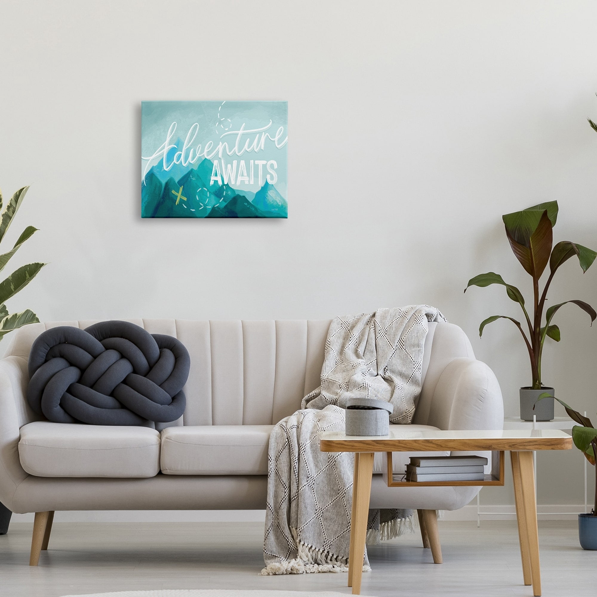 Stupell Industries Adventure Awaits Icy Mountains Range Outdoor Destination,20 x 16, Design by House Fenway