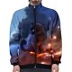 thumbnail image 3 of Chaqueta con estampado 3D de gato para hombre y mujer, estilo Harajuku, hip hop, sudaderas con capucha de nuevo estilo, sudadera informal con cuello alto y cremallera, ropa para hombre, chaquetas, 3 of 5
