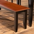 thumbnail image 2 of Bloomington Bench [Black/Cherry], 2 of 4
