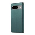 thumbnail image 5 of Wallet Case for Google Pixel 9 Pro XL, Crossbody Shoulder Strap + Hand Wrist Stylish PU Leather Flip Folio Cover Stand Cards Holder Zipper Pocket RFID Blocking Case for Google Pixel 9 Pro XL,Green, 5 of 8