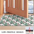 thumbnail image 3 of Green Pink Geometric Pattern Door Rugs,Washable Non Slip Door Mats Indoor,Decorative Door Mats,Entry Mat Indoor for Entrance,Bedroom,Kitchen,Bathroom,17"x30", 3 of 6