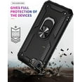 thumbnail image 5 of Designed for iPhone 8 Plus, 7 Plus Heavy-Duty Case, Tough for Military Grade Shockproof Heavy Duty Protective Phone Case with Kickstand for iPhone 8 Plus, 7 Plus Black, 5 of 7