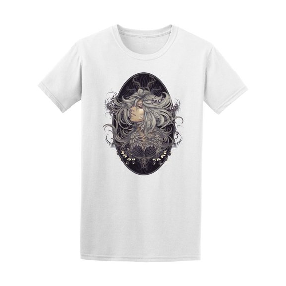 Ashen Haired Woman Tee Men's -Image by Shutterstock