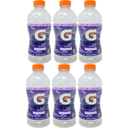 Gatorade Thirst Quencher Lightening Blast Sports Drink, 28 fl oz (6 Pack)