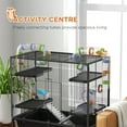 thumbnail image 4 of PawHut Cage Roulante pour Hamster de 43 Pouces, avec Système de Tubes Tunnel, Tablette de Rangement, 4 of 10