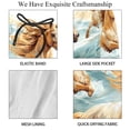 thumbnail image 4 of luoweisi Men's Beach Shorts Quick Dry Swim Trunks with Mesh Lining Horse XL, 4 of 5