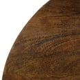 thumbnail image 5 of Arthur Coffee Table - 35.5" Round - Drum Shaped Sandblasted Mango Wood, 5 of 5