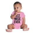 thumbnail image 4 of Best Niece Ever Cute Family Relative Bodysuit Jumper Girls Infant Baby Brisco Brands 18M, 4 of 6