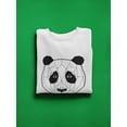 thumbnail image 3 of Polygonal Panda Sweatshirt Women -Image by Shutterstock, Female Small, 3 of 4