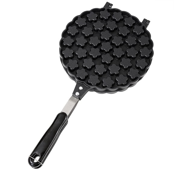 Nonstick Waffle Maker Eggs Bubble Pans Double Side Eggs Waffle Maker Aluminum Alloy Eggettes Pans Baking Plate Easy to Use