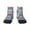 1 Black, variant on Succulents Pattern Quarter Crew Socks,Toe Seamed Ankle Socks,Cotton Cushioned Breathable Athletic Crew Sports Socks