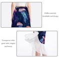 thumbnail image 2 of Jellyfish Stylish Chiffon Beach Dresses with Polyester Straps - Beach Skirt for Women, 2 of 6