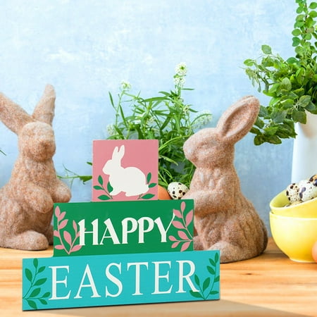 

Easter Decoration Rabbit Decoration Density Board Spring Festival Decoration DIY Wooden Crafts Festival Atmosphere
