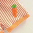 thumbnail image 3 of Kaprioy Baby Boy Easter Outfits Toddler Boys Short Sleeve Rabbit Bunny Embroidery Shirts Tee Shirt Tops with Elastic Waist Shorts Set Summer Outfit for Holiday Party 6M 12M 18M 2T 3T 4T Boys, 3 of 8