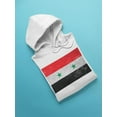 thumbnail image 3 of Syria Flag Design Hoodie Women -Image by Shutterstock, Female Medium, 3 of 4