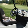 thumbnail image 6 of Pzuqiu Vintage American Flag Bald Eagle Golf Cart Seat Covers Set - 2-Piece Stretch-Fit Protector, Breathable & Washable, Compatible with EZGO, Club Car & Yamaha, 6 of 9