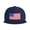 Blue, variant on Flat Bill Snapback Hats for Men Women Love America Hip Hop Style Plain Baseball Cap Black