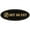 Black Gold, variant on Signs ByLITA Oval Not an Exit (Stick Man) Sign - Laser-Engraved Lettering | Durable ABS Plastic | Vibrant Colors | Powerful Foam Tape (White) - Medium