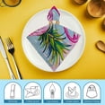 thumbnail image 6 of WYYP Flamingos Pineapple Kitsch Dinner Napkin for Dining Table Kitchen Daily Party Housewarming Farmhouse Decor Cloth Napkin Reusable 2 PCS, 6 of 7