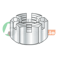 thumbnail image 1 of 2-4.5 Slotted Hex Nuts / Steel / Plain (Quantity: 10 pcs), 1 of 1
