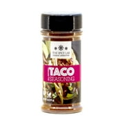 The Spice Lab All Natural Taco Seasoning - Non GMO Taco Meat Blend for Ground Beef & Chicken - 5 oz Shaker Jar- Gluten Free Mexican Steak Rub - Versatile Kosher Blend for Vegan Meat - 7051