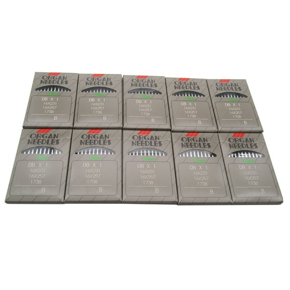 Organ Needle -#Organ-DBX1 100PCS Japan Organ Sewing Machine Needles Compatible with/Replacement for JUKI Brand DDL-555,DDL-5530, DDL-5550 DDL-8700 DDL-8700-7 (Organ-DBX1 18/110)
