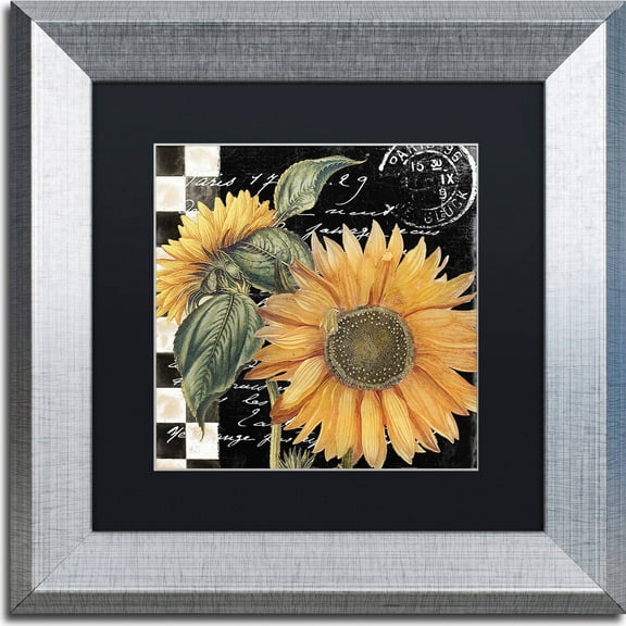 Trademark Fine Art "Late Summer II" Canvas Art by Color Bakery, Black Matte, Silver Frame