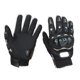 thumbnail image 1 of All Season Motorcycle Riding Nylon Finger Knuckle Protective Glove Black M kusrkot Guantes de moto, 1 of 8