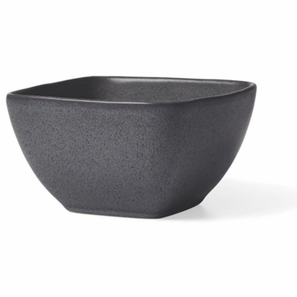 Better Homes & Gardens Dark Gray Square-Shaped Stoneware Cereal Bowl