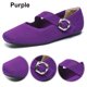 thumbnail image 5 of Zapatos Vestir Ballet Pisos Resbalados en Mary Jane para Mujer Dedo Cuadrado Con Correa Tobillo Planos Punto, 5 of 8