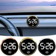 thumbnail image 3 of Bwiyojiz Digital Clock for Car Dashboard Stick Dashboard Car Clock Stick Clock for Car Dashboard -Activated Watch with LED Display for Car Bike, Gifts for Men, 3 of 4