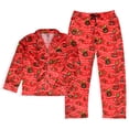 thumbnail image 4 of Dr. Seuss How the Grinch Stole Christmas Mens' Tossed Print Notch Collar Sleep Pajama Set, 4 of 7