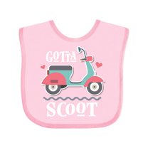 Inktastic Gotta Scoot Cute Scooter Girls Baby Bib