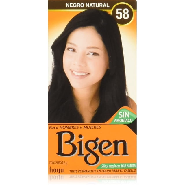 BIGEN Pack de 12 tintes marca bigen polvo tono,"bp negro natural 58